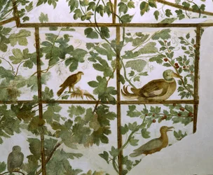 Fresco of an Aviary in the Villa Medici